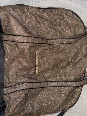 Victoria's Secret Sparkling Bronze Garment Bag
